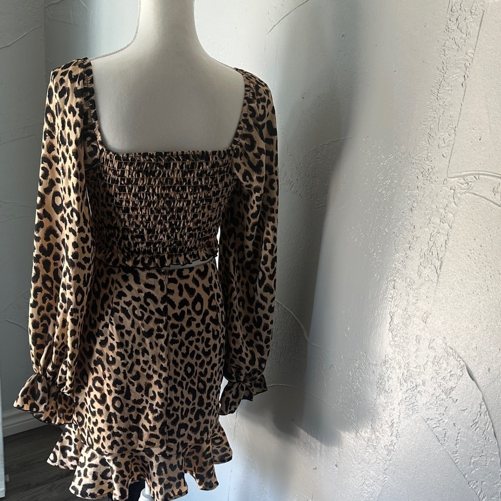 Leopard Print Skirt Set - Picture 5 of 12